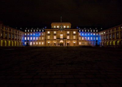 Blaue Stunde, Schloss Mannheim